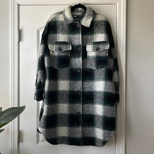 ZARA Plaid Jacket Overshirt